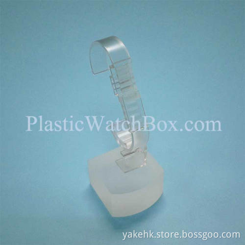 Acrylic C ring watch display stand of wrist watch holder